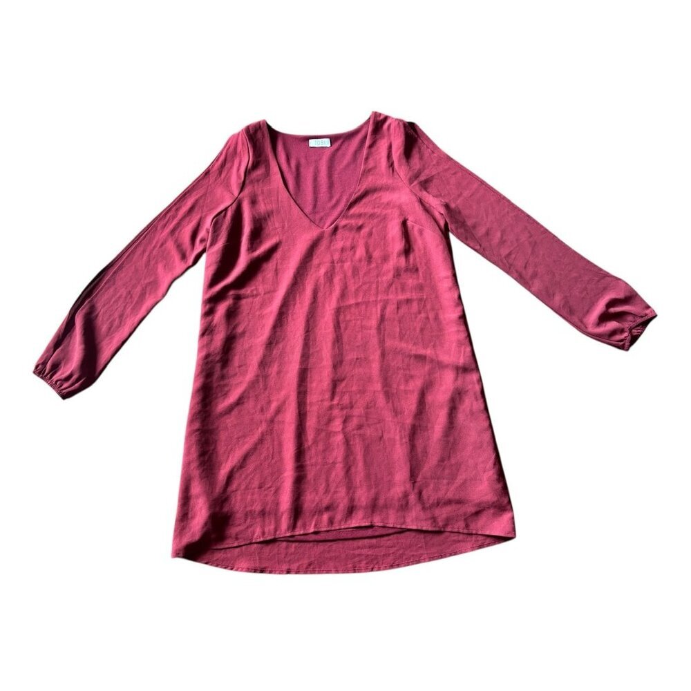 Tobi Women's Burgundy Dress - Picture 4 of 9